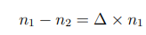 Fractional Index Change